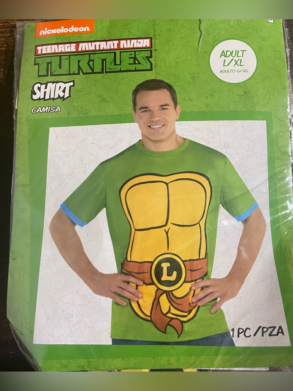 NWT Men’s Teenage Mutant Ninja Turtles Halloween Costume Shirt Size L/XL